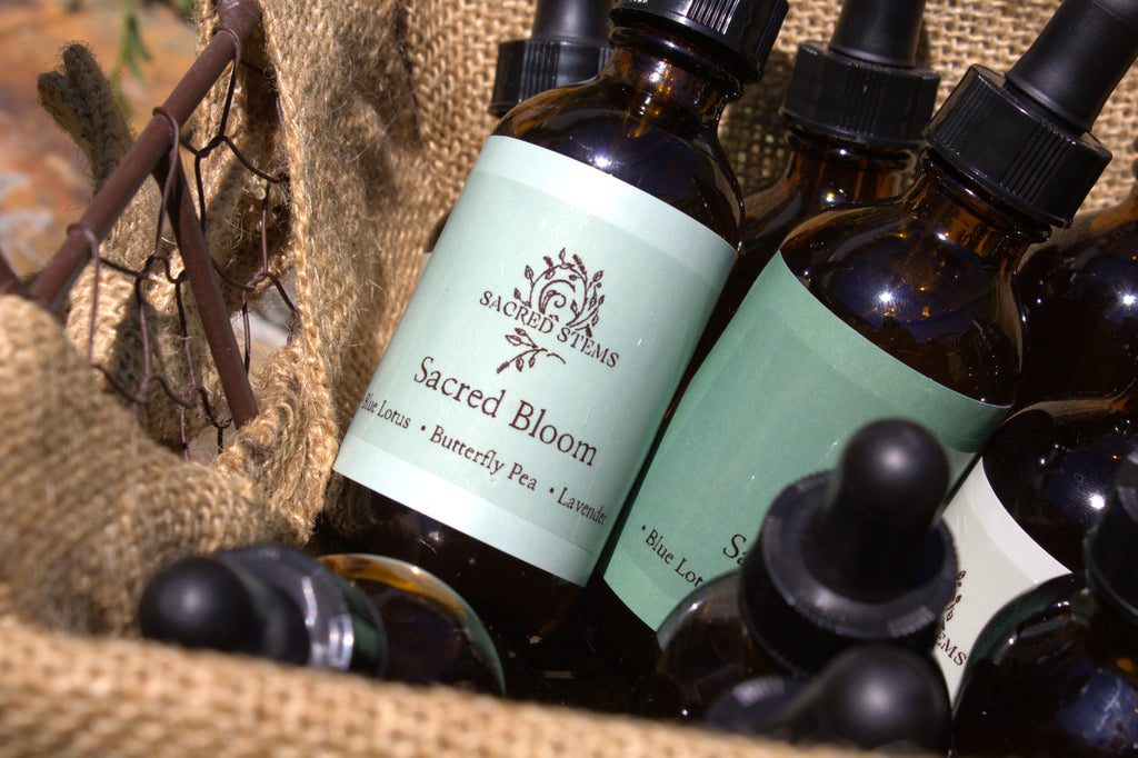 Sacred Bloom botanical face oil